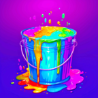 颜料绘画跑酷游戏