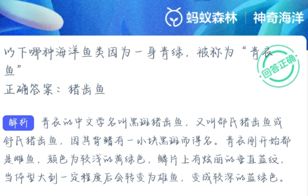 神奇海洋正确答案2.7