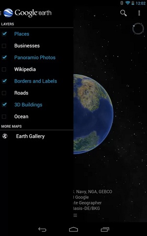 谷歌地球Google earth
