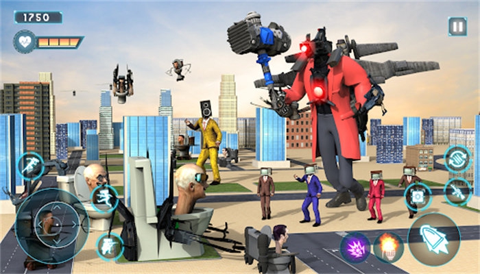 马桶人城市英雄3D