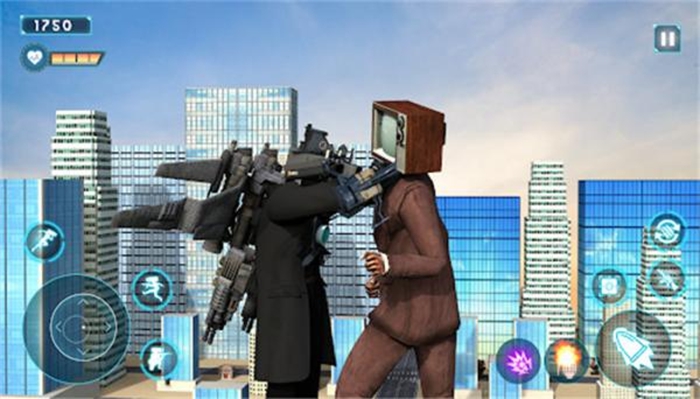 马桶人城市英雄3D